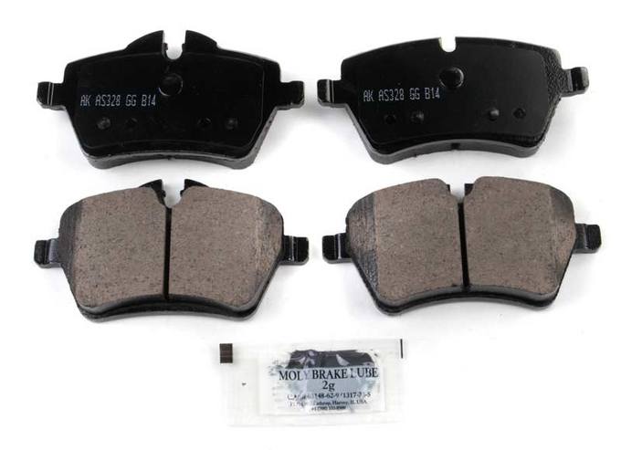 Mini Disc Brake Pad Set - Front 34116798469 - Akebono Euro Ultra-Premium EUR1204